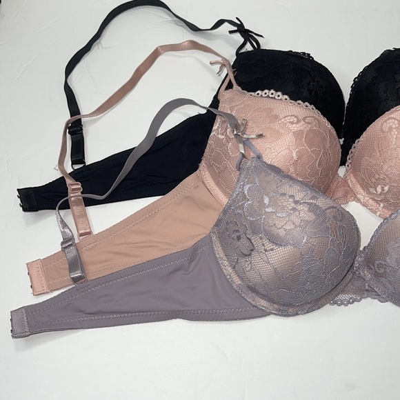 Bundle 3 Pieces 3 Hooks Super Push Up Extreme Double Padded Bombshell Bra. NWT - Picture 10 of 12